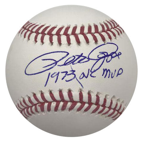 Pete Rose "1973 MVP" Autographed Baseball  (Rose Authenticated)