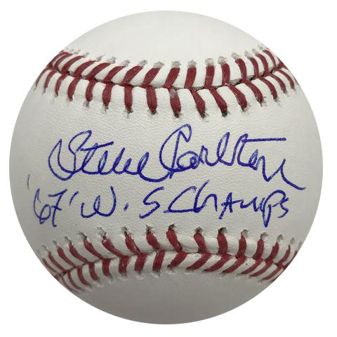 Steve Carlton "67 WS Champs" Autographed Baseball