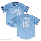 Bo Jackson Autographed Authentic Royals Mitchell & Ness Jersey