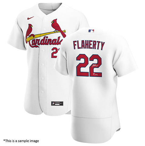 Jack Flaherty Autographed Authentic Jersey with "Flare" Inscription