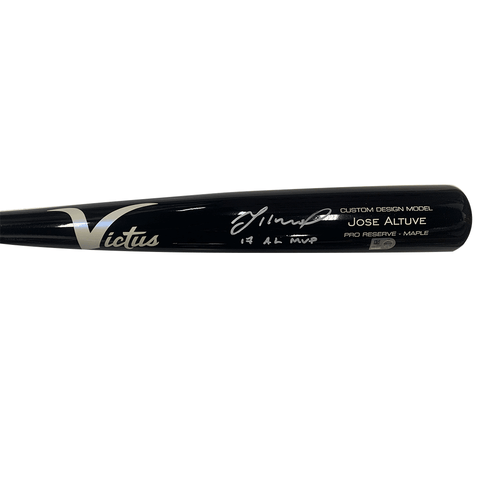 Jose Altuve  Autographed Game Model Victus Bat with "17 AL MVP" Inscription
