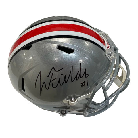 Justin Fields Autographed Ohio State Full Size Replica Helmet