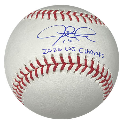 Justin Turner Autographed "2020 WS Champs" Baseball