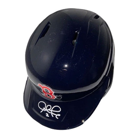 Justin Turner Autographed Red Sox Batting Helmet