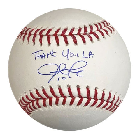 Justin Turner Autographed "Thank You LA" Baseball