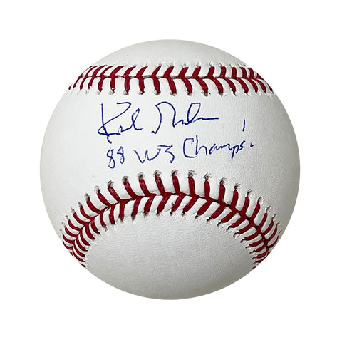 Kirk Gibson Autographed "88 WS Champs" Baseball