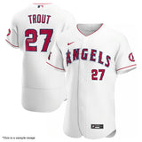 Mike Trout Autographed White Authentic Angels Jersey