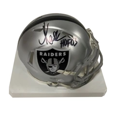 Marcus Allen Autographed "HOF 2003" Raiders Mini Helmet