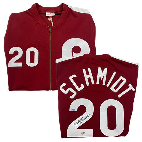Mike Schmidt Autographed Mitchell & Ness Phillies Jersey - Maroon