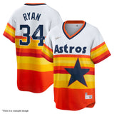 Nolan Ryan Autographed "7 No Hitters" Mitchell & Ness Astros Jersey