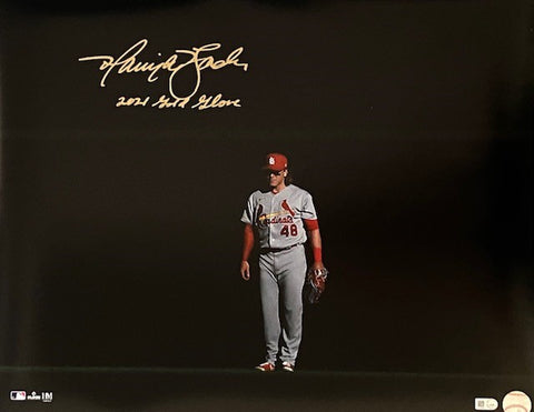 Mike Trout Autographed 16x20 - Citi Field Background