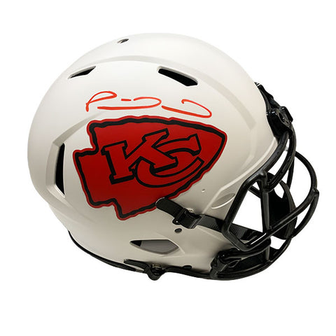 Patrick Mahomes Autographed Chiefs Full Size Authentic Lunar Helmet - Beckett Authenticated