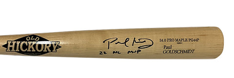 Paul Goldschmidt Autographed "22 NL MVP" Game Model Bat