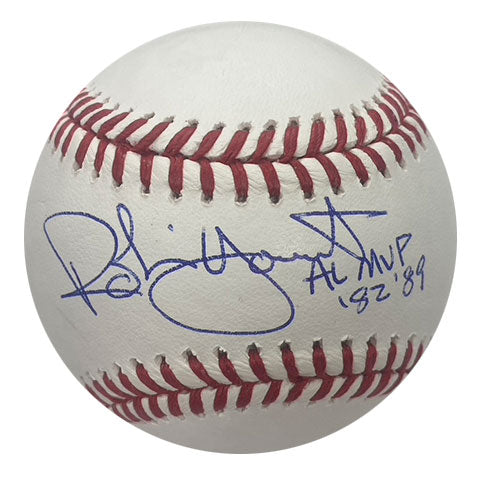 Robin Yount Autographed "1982,1989 AL MVP" Baseball