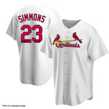 Ted Simmons Autographed "HOF 2020" Cardinals White Replica Jersey
