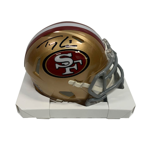Trey Lance Autographed SF 49ers Mini Helmet