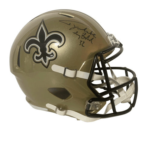 Tyrann Mathieu Autographed "Honey Badger" Saints Authentic Full-Size Helmet