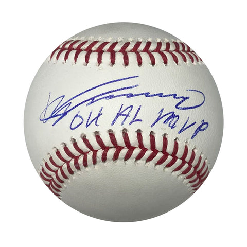 Vladimir Guerrero Sr. Autographed "04 AL MVP" Baseball