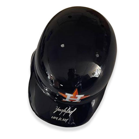 Yordan Alvarez Autographed Houston Astros Batting Helmet with "2019 AL ROY" Inscription
